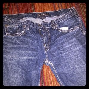 Men's Silver Jeans - Gordie